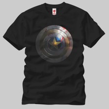 Captain America Shield Metal Erkek Tişört