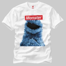 Censored Cookie Monster Erkek Tişört