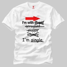 I'm With Stupid Erkek Tişört