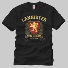 Crazy Game Of Thrones: Lannister Univercity Erkek T-Shirt