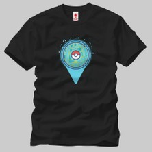 Crazy Pokemon Go Map Erkek T-Shirt