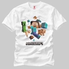 Mine Craft Elements Erkek Tişört