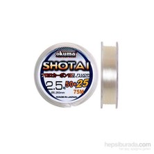 Okuma Shotai Fluorocarbon Serisi 75M Şeffaf Misina