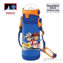 Flash&Dash Pipetli Çelik Termos 350 Ml (Lacivert)