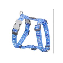 Reddingo Circadelic Desenli Mavi Köpek Göğüs Tasması 15 Mm