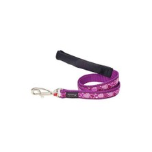 Reddingo Breezy Love Desenli Mor Uzatma Köpek Tasması 20 Mm
