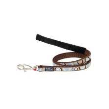 Reddingo Circadelic Desenli Kahverengi Uzatma Köpek Tasması 20 Mm