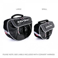 Ezydog Saadle Bag İkili Köpek Sırt Çantası Large Siyah