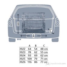 Trixie Galvaniz Köpek Taşıma Kafesi İki Kapılı 93x69x62cm