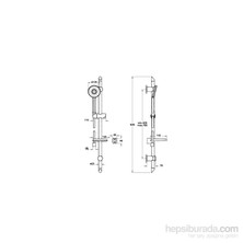 Artema Style X 105Mm Sürgülü Elduşu Takımı