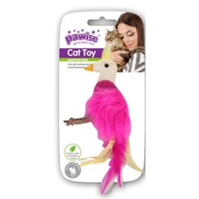 Pawise Catnipli Tüylü Flamingo Kedi Oyuncağı 14 Cm