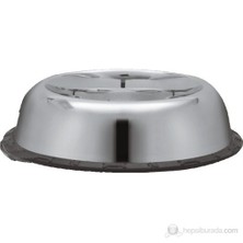 Dr.Sacchi Çelik Mama Kabı -  Kaydırmaz Lastikli- Desensiz Oval - 77070B - 96 oz - 2,80 L gk*