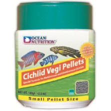 Ocean Nutritioncichlid Vegi Pellets Med - 100 Gr. 2 mm. Çiklit Balığı Yemi