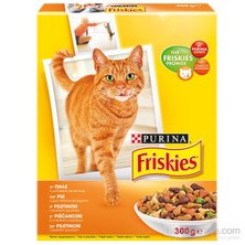 Friskies Tavuklu Ve Sebzeli Yetişkin Kedi Maması 300Gr