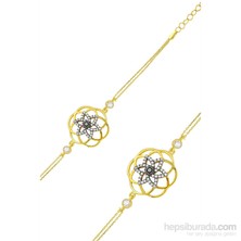 KENPAZAR Olivin Accesories Gümüş Yıldız Yaşam Çiçeği Bileklik 431831