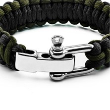 Takı&Trend Çelik Klips Paracord 550 Paraşüt İpi Bileklik