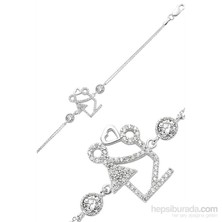 Olivin Accesories Zirkon Taşlı Çöp Adam Bileklik 431695