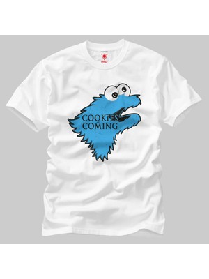 Cookie Monster: Cookies Coming Erkek Tişört