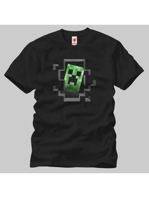 Minecraft Creeper Inside Erkek Tişört