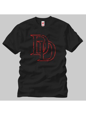 Dare Devil Logo Erkek Tişört