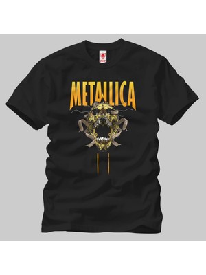 Metallica: Yellow Skull Erkek Tişört