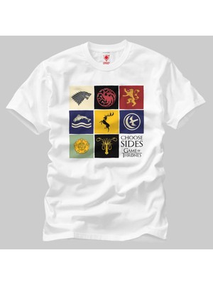 Game Of Thrones Choose Sides Erkek Tişört