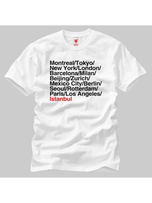 Montreal Tokyo Istanbul Erkek Tişört