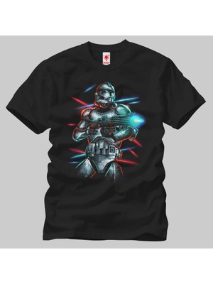Star Wars Trooper Neon Erkek Tişört