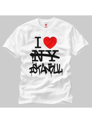 I Love Ny Istanbul Erkek Tişört