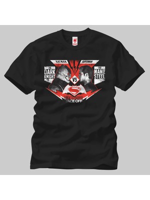 Crazy Superman The Ultimate Face Off Erkek T-Shirt