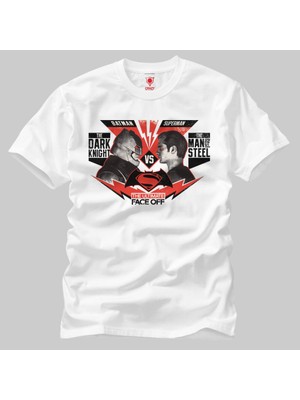 Crazy Superman The Ultimate Face Off Erkek T-Shirt