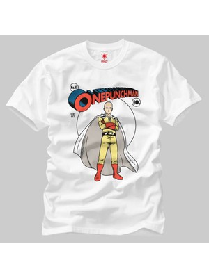 Crazy One Punch Man: Superhero Erkek T-Shirt