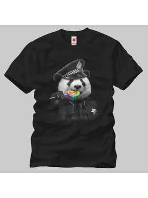 Panda Police Lollilop Erkek Tişört