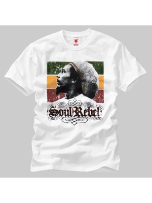 Bob Marley Soul Rebel Erkek Tişört