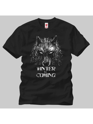 Game Of Thrones: Winter Is Coming Wolf Erkek Tişört