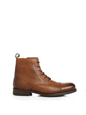 Jack & Jones Ernest Leather Cognac Deri Erkek Bot 12095468
