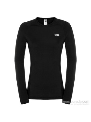 The North Face Siyah Kadın Termal Tişörtü T0C219Jk3 W Warm L/S Crew Neck