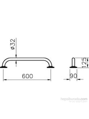 VitrA Tutunma Barı (60Cm)