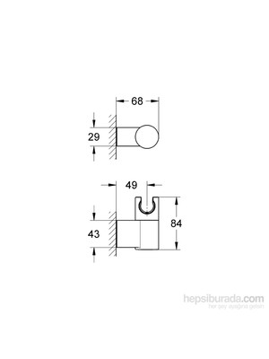 Grohe Rainshower® Hareketli El Duşu Askısı - 27055000