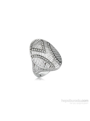 Gumush Oval Gümüş Yüzük 435305