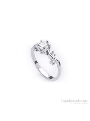 Gumush Gümüş Zirkon Taşlı Yüzüğü 435420