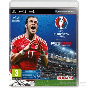 Pes 2016 (Euro 2016) Ps3 Oyun (Türkçe Menü)
