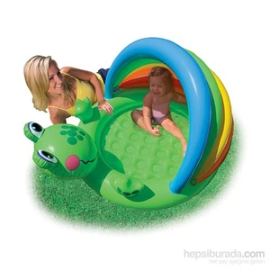 Intex Gölgelikli Kurbaga Bebe Havuzu 114X99x69cm