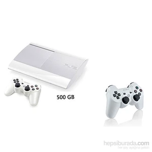 Playstation 3 Super Slim Beyaz Oyun Konsolu + 2. Kol + Hdmi Kablo