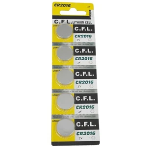 CR2016 Lityum Para Pil 5 li Blister