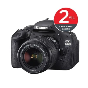 Eos 600D 18-55mm IS II SLR Dijital Fotoğraf Makinesi