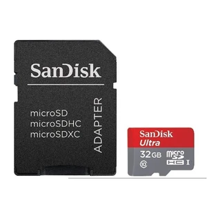 Ultra Android microSDXC 32GB + SD Adapter 80MB/s Class 10 Hafıza Kartı SDSQUNC-032G-GN6MA