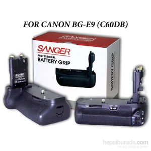 Canon 60D Bg-E9 Sanger Battery Grip