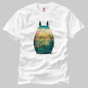 Totoro Flowers Erkek Tişört
