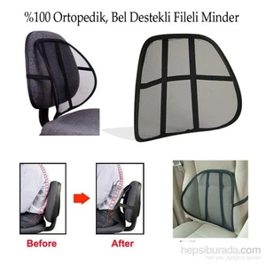 %100 , Bel Destekli Fileli Minder